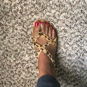 Top shop leopard sandal
